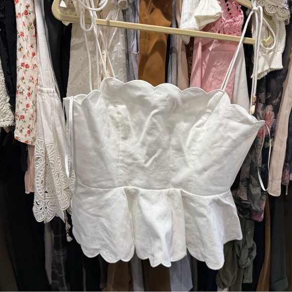 NWT Zimmermann Ziggy Peplum Top $350 - Picture 2 of 5